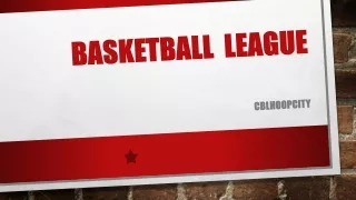 Basketball League - CBLHoopCity On-Boarding Process