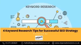 4 Keyword Research Tips for Successful SEO Strategy