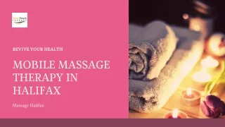 MOBILE MASSAGE THERAPY IN HALIFAX