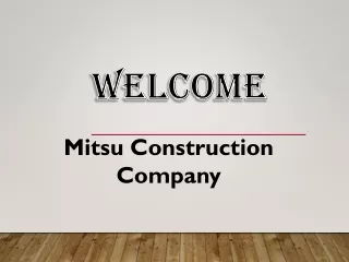 welcome