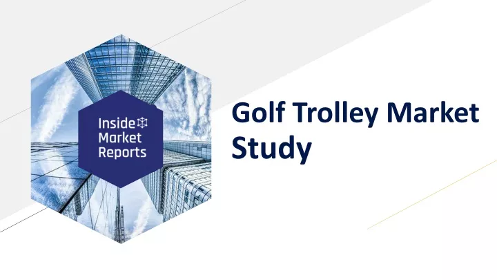 golf trolley market study