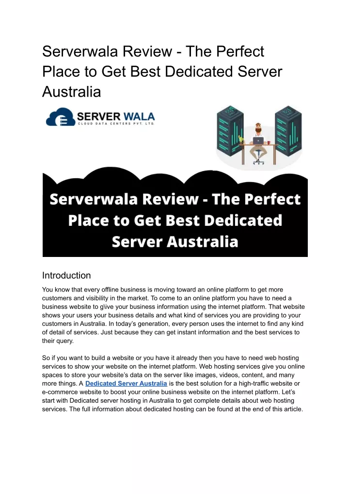serverwala review the perfect place to get best