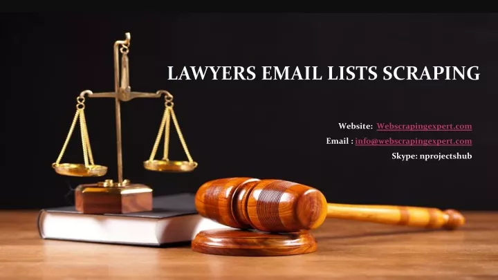 lawyers email lists scraping