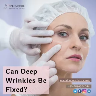 can deep wrinkles be fixed