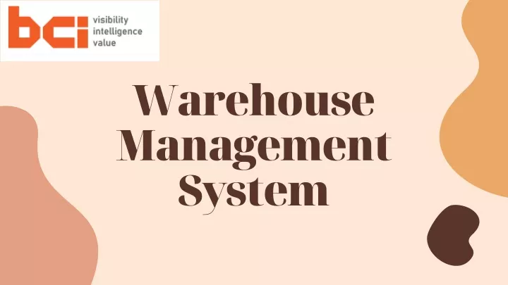 warehouse management system