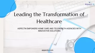 Homecare Agency Management Software | AspectN