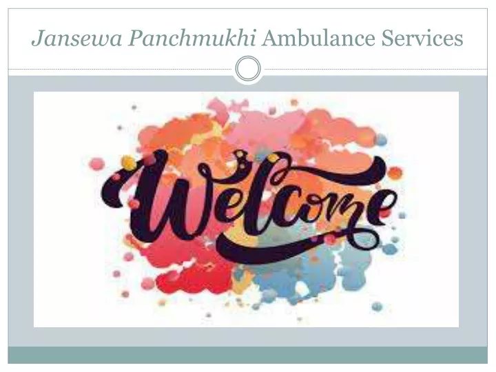 jansewa panchmukhi ambulance services