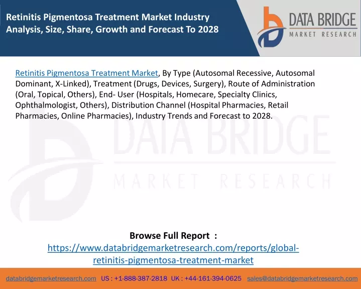 retinitis pigmentosa treatment market industry