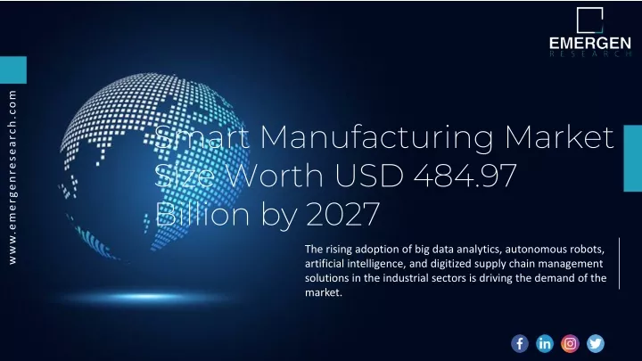 smart manufacturing market size worth