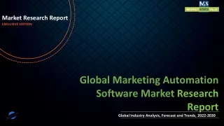 market research report exclusive edition