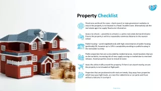 Property Investment Checklist