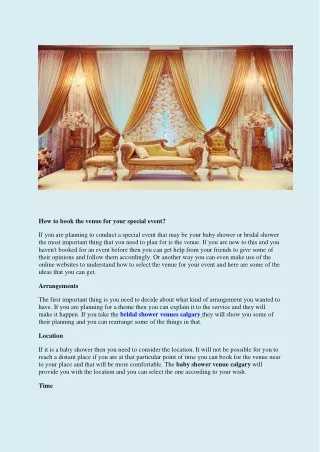 httpsjubileebanquethall.com-Blog-How to book the venue for your special event