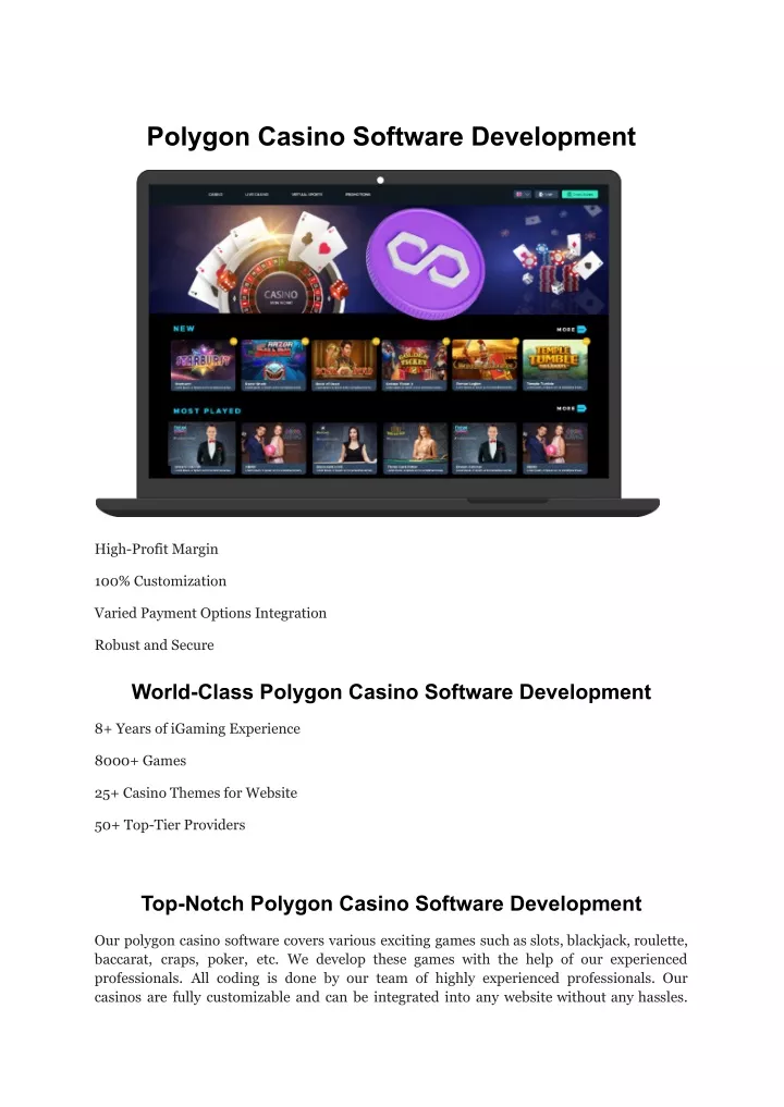 polygon casino software development