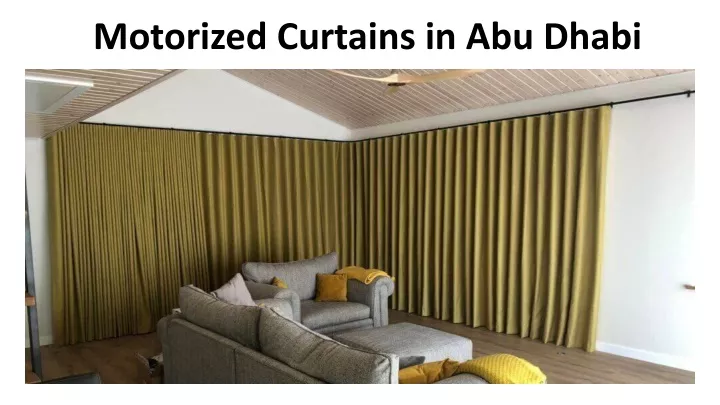 motorized curtains in abu dhabi