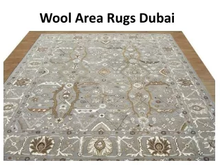 WOOL AREA RUGS DUBAI