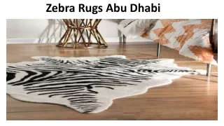 Zebra Rugs Abu Dhabi