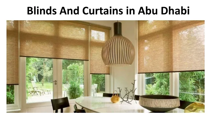 blinds and curtains in abu dhabi