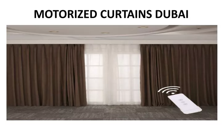 motorized curtains dubai