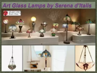 Art Glass Lamps by Serena d’Italis