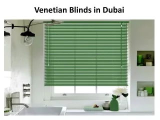 venetian blinds in dubai