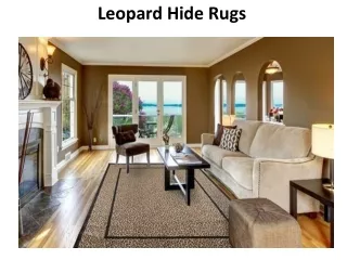 leopard hide rugs
