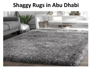 Shaggy Rugs in Abu Dhabi
