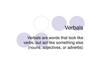 verbals