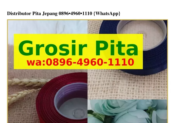 distributor pita jepang 0896 4960 1110 whatsapp