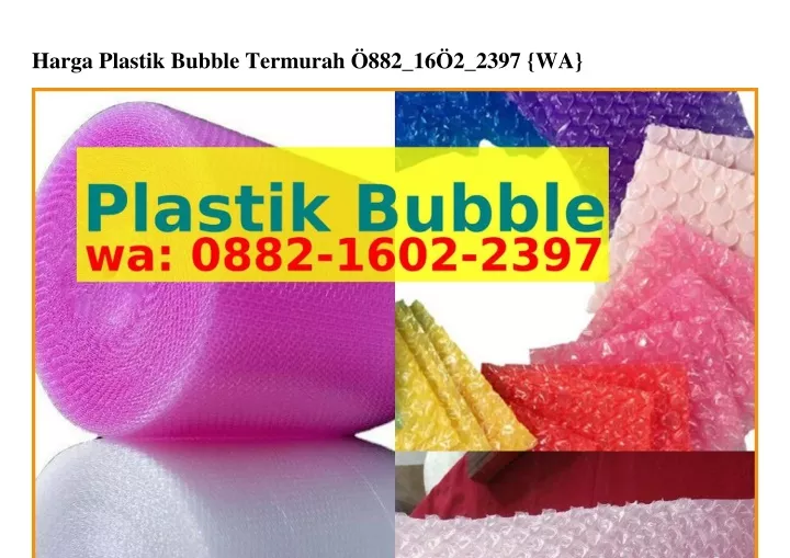 harga plastik bubble termurah 882 16 2 2397 wa