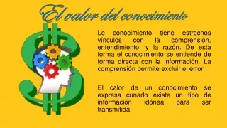 El valor del conocimiento