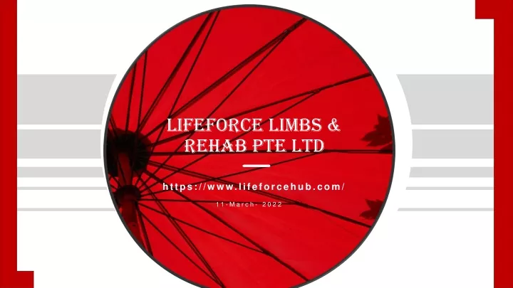 lifeforce limbs rehab pte ltd