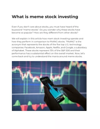 _meme stock investing