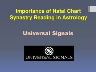 Natal Chart Synastry