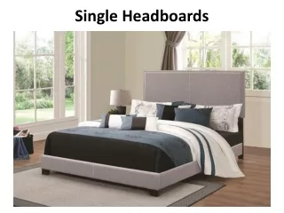 single headboards