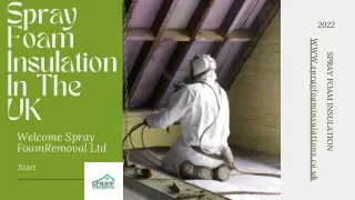 Spray Foam insulation In The UK