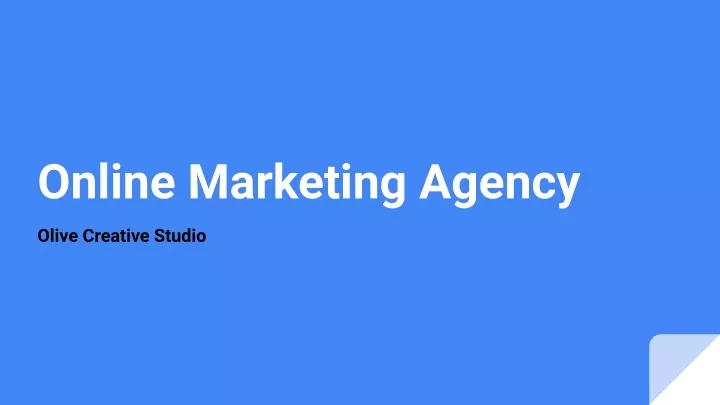 online marketing agency