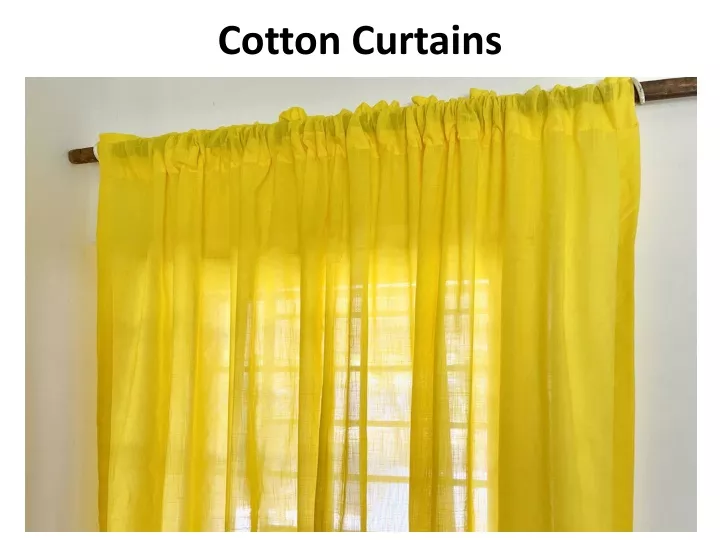 cotton curtains