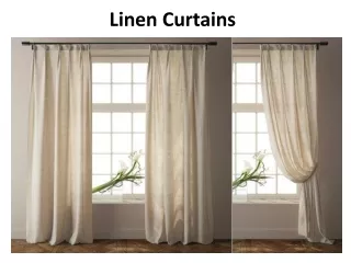 linen curtains