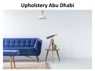 upholstery abu dhabi