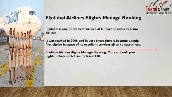 flydubai airlines flights manage booking