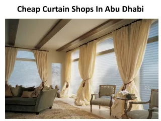 cheap curtain shops in abu dhabi