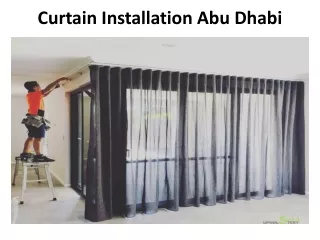 curtain installation abu dhabi