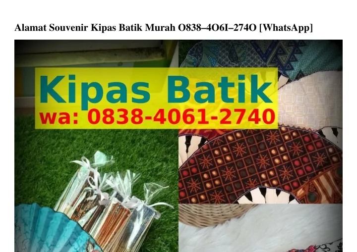 alamat souvenir kipas batik murah o838 4o6i 274o