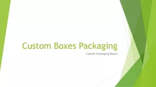 custom boxes packaging