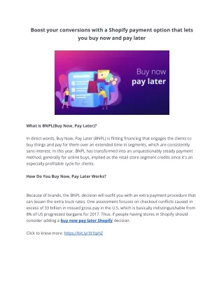 boost your conversions with a shopify payment