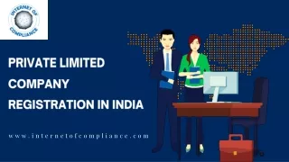 Private Limited Company Registration in India
