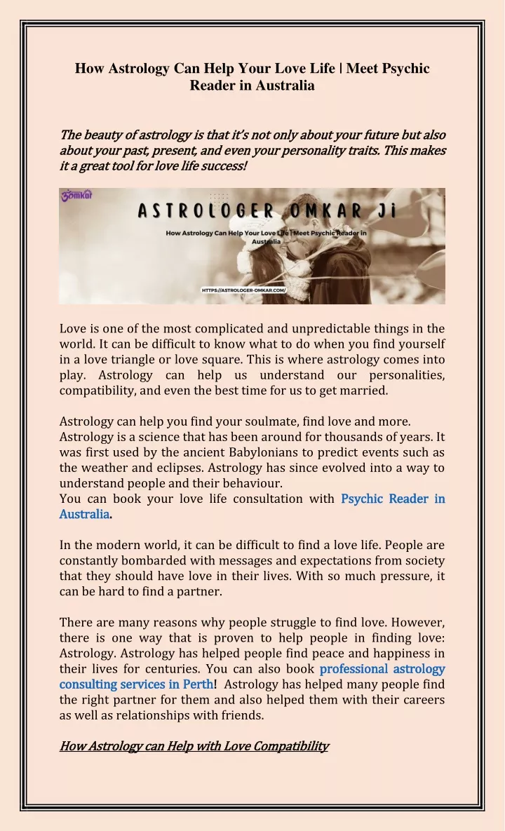 how astrology can help your love life meet