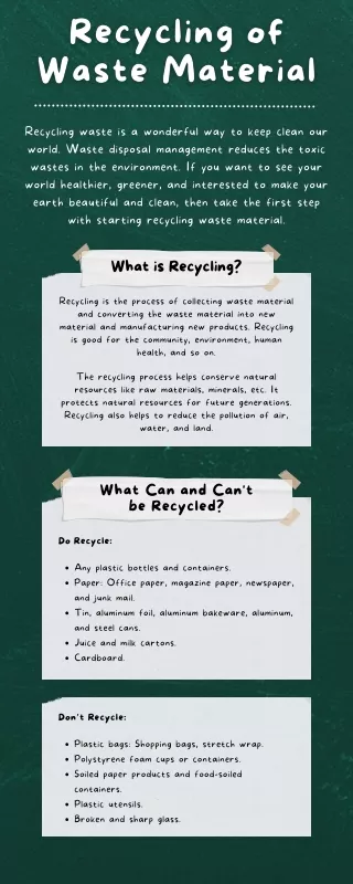 Recycling of Waste Material - Kabadi Plus