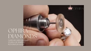 There Are Many Amazing Stores For Jewelry Restoration In NYC