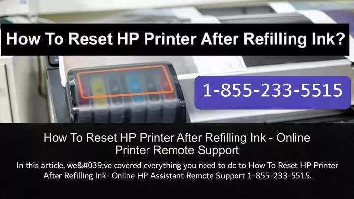 how to reset hp printer after refilling ink online printer remote support